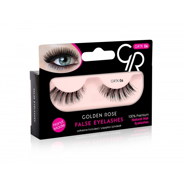 GOLDEN ROSE False Eyelashes And Adhesive GRTK 06